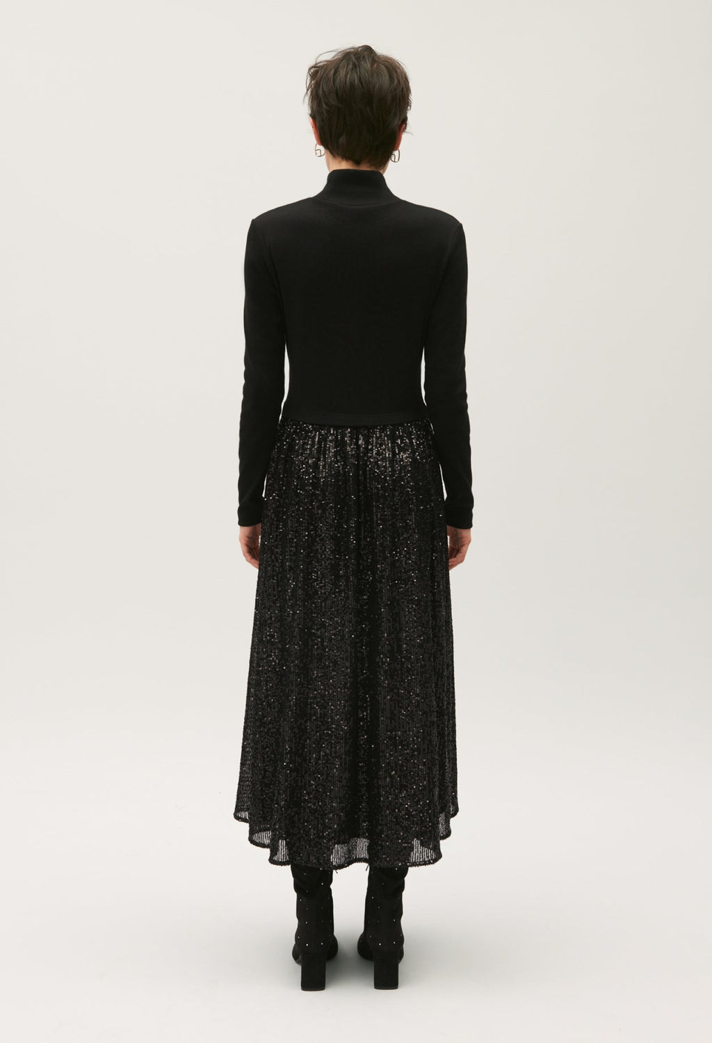 Claudie Pierlot - Robe Maille - Telisequin - Noir
