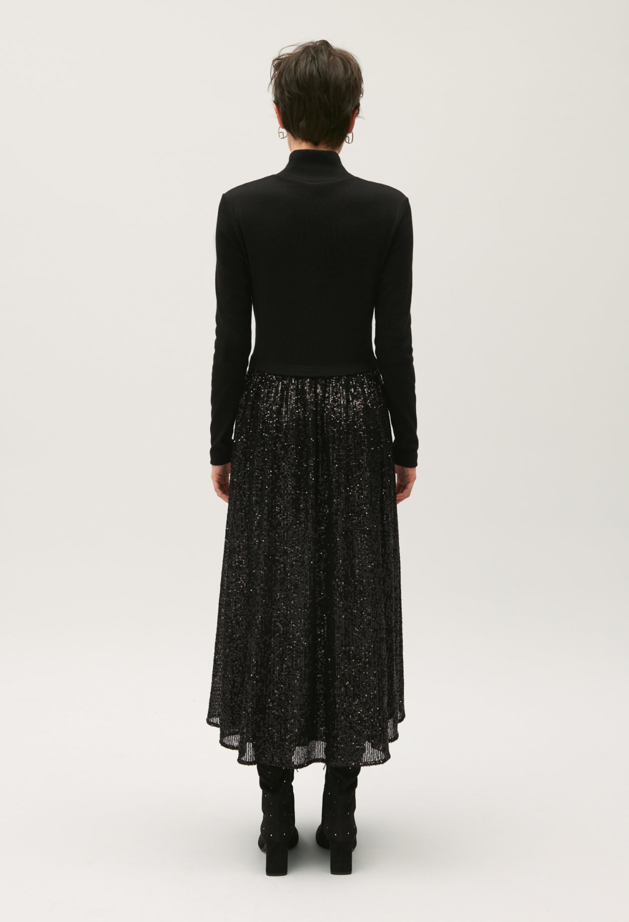 Claudie Pierlot - Robe Maille - Telisequin - Noir