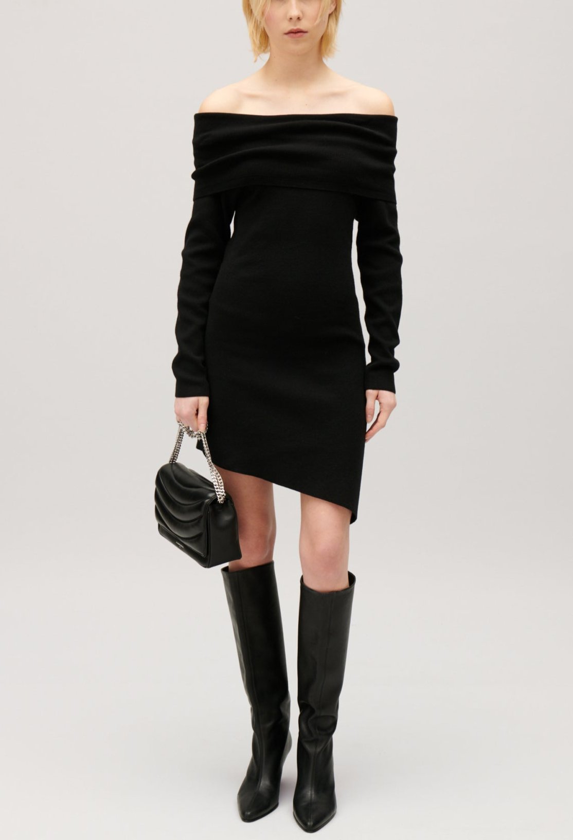 Claudie Pierlot - Robe Maille - Marrante - Noir