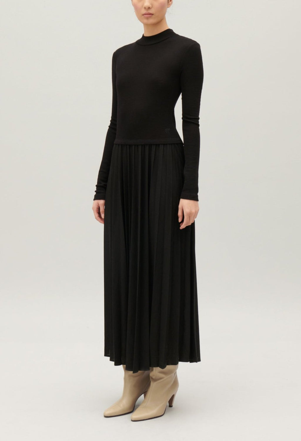 Claudie Pierlot - Robe Maille - Twister - Noir