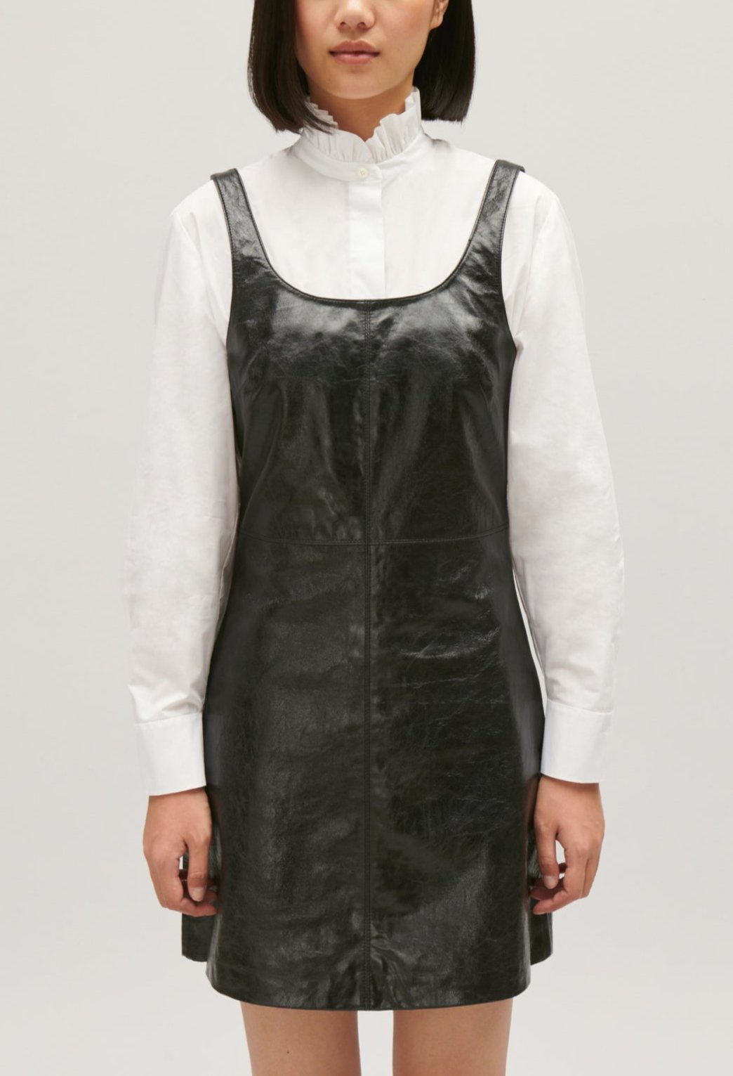 Claudie Pierlot - Robe Cuir - Cosy - Noir