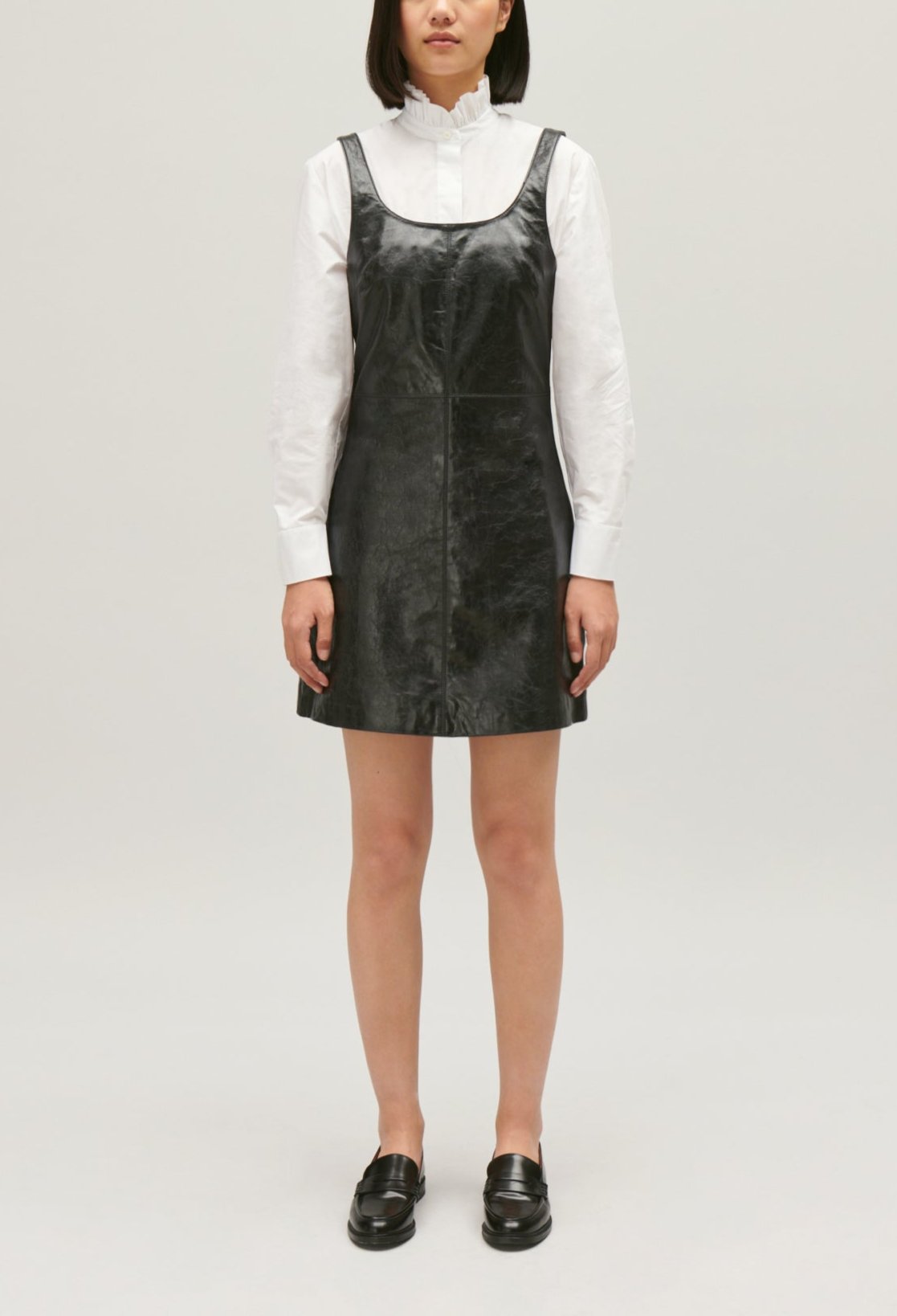 Claudie Pierlot - Robe Cuir - Cosy - Noir