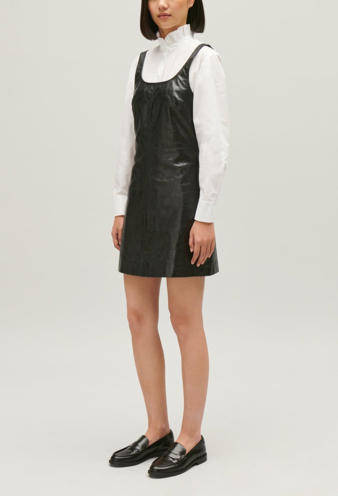Claudie Pierlot - Robe Cuir - Cosy - Noir
