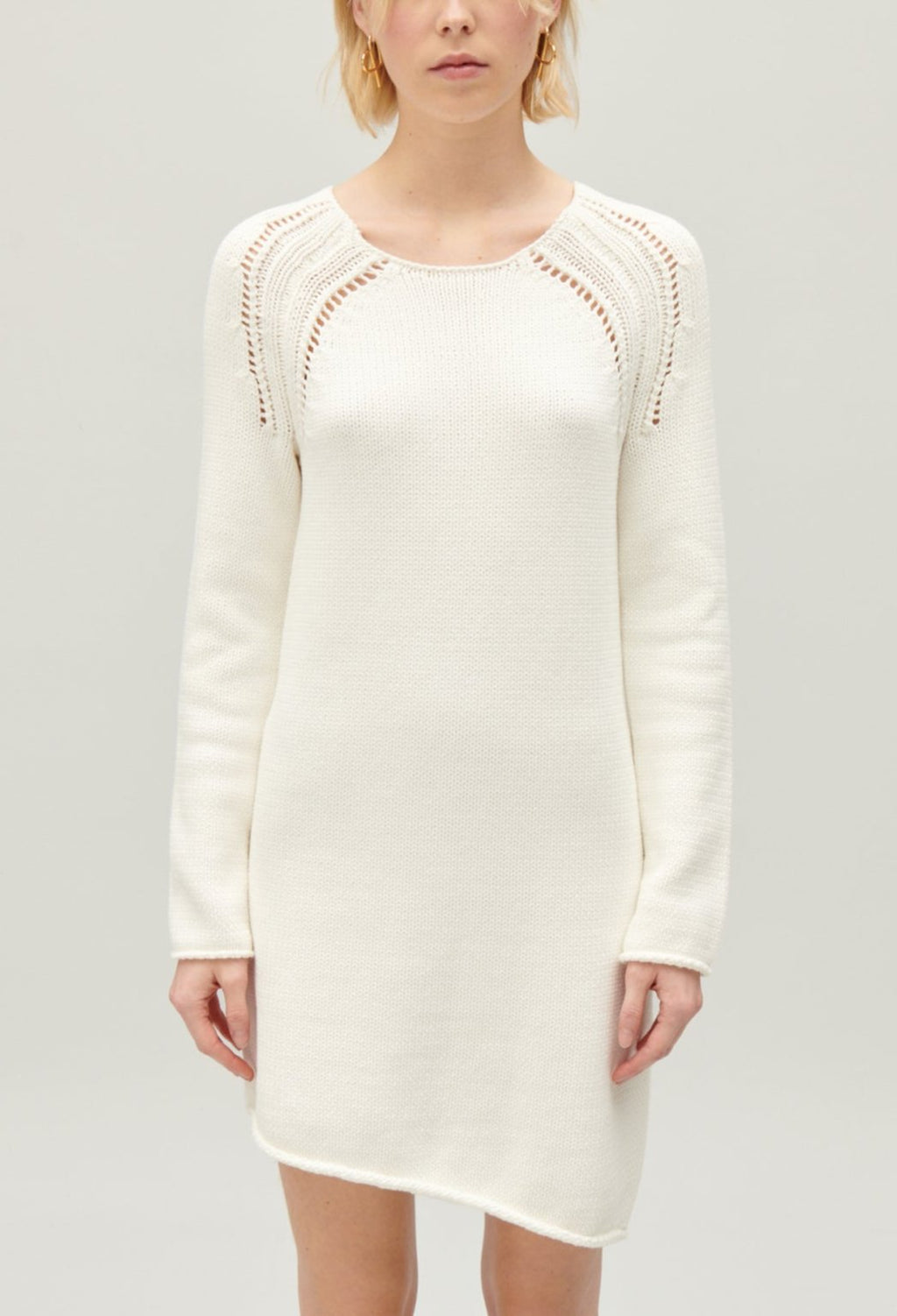 Claudie Pierlot - Robe Maille - Mastar - Ecru