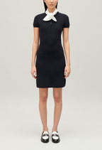 Claudie Pierlot - Robe Maille - Mini Dressy - Marine