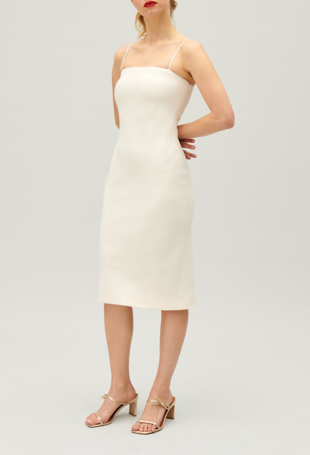 Claudie Pierlot - Robe C&T - Rima Tweed - Ecru
