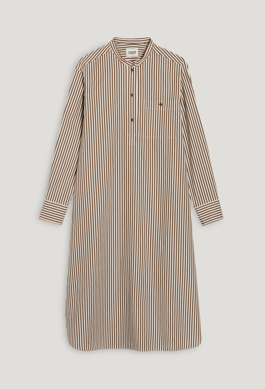 Claudie Pierlot - Robe C&T - Roche Rayures Bronze - Bronze