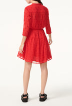 Claudie Pierlot - Robe C&T - Regard - Rouge