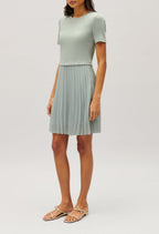 Claudie Pierlot - Vestido de punto - Telicourta - Almendra