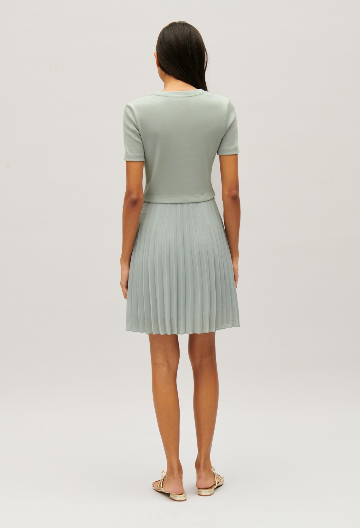Claudie Pierlot - Vestido de punto - Telicourta - Almendra