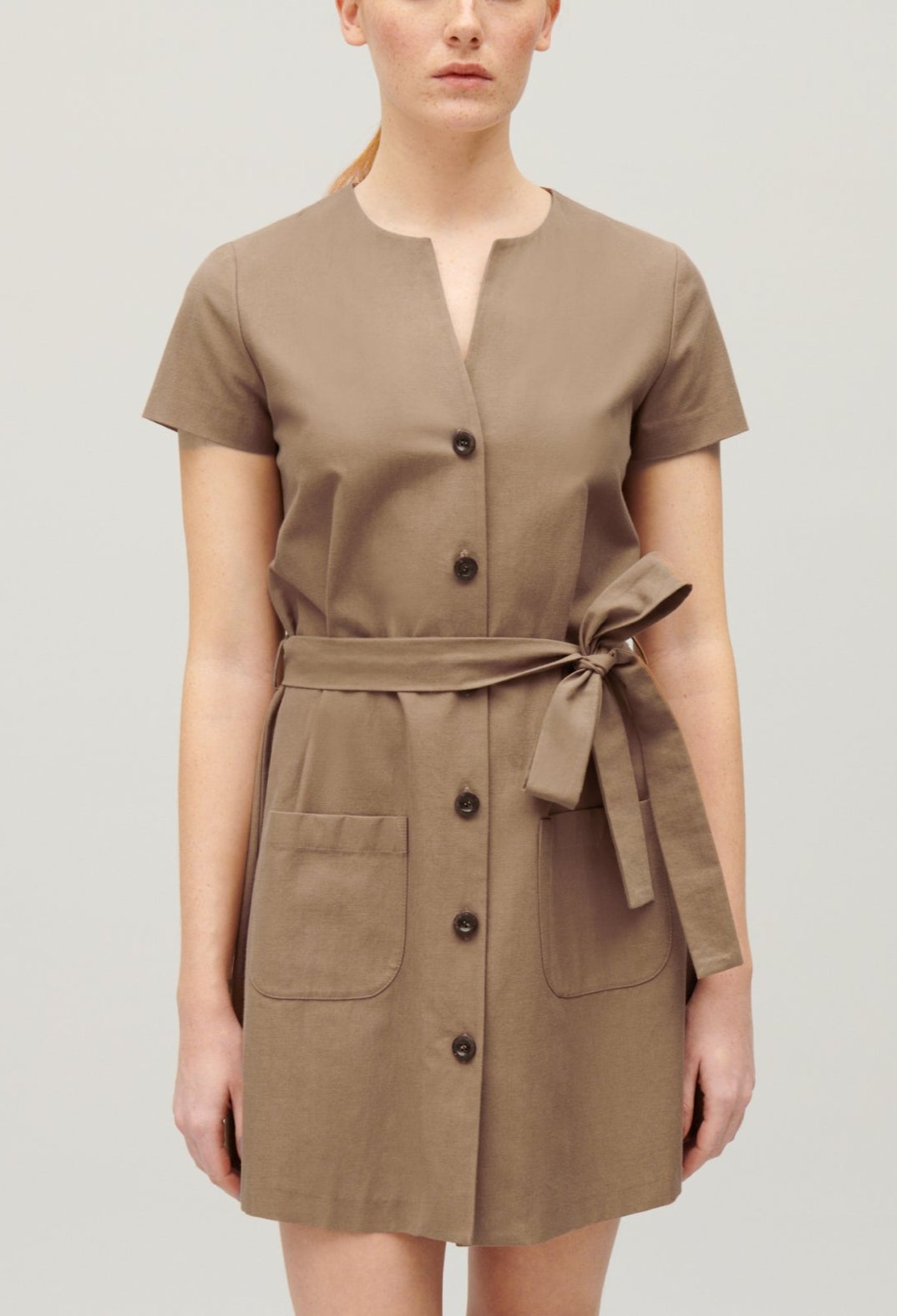 C&T Dress - Ris Wool - Brown