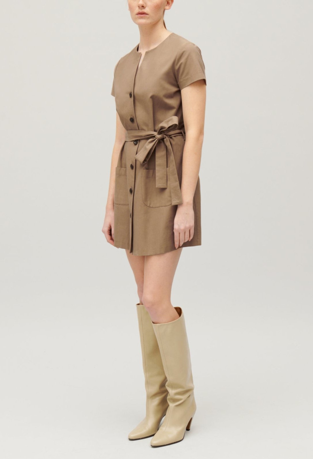 C&T Dress - Ris Wool - Brown