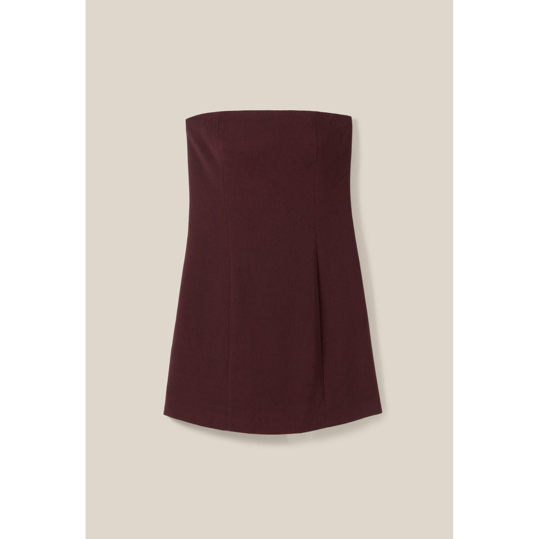 Claudie Pierlot - Robe Courte Bustier Cappucino