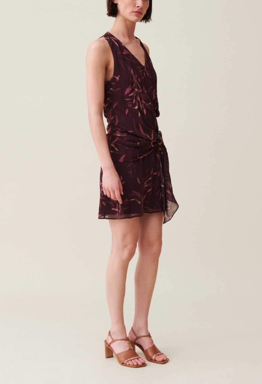 Robe C&T - Rully Feuille - Print Fonce