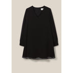 Short Flowy Babydoll Dress Black