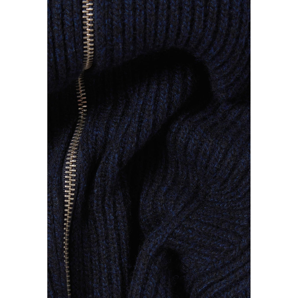Claudie Pierlot - Robe Maille Zippée Col Montant