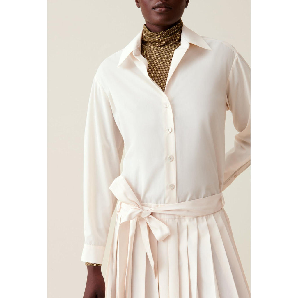 Vestido Camisero con Cinturón y Botones