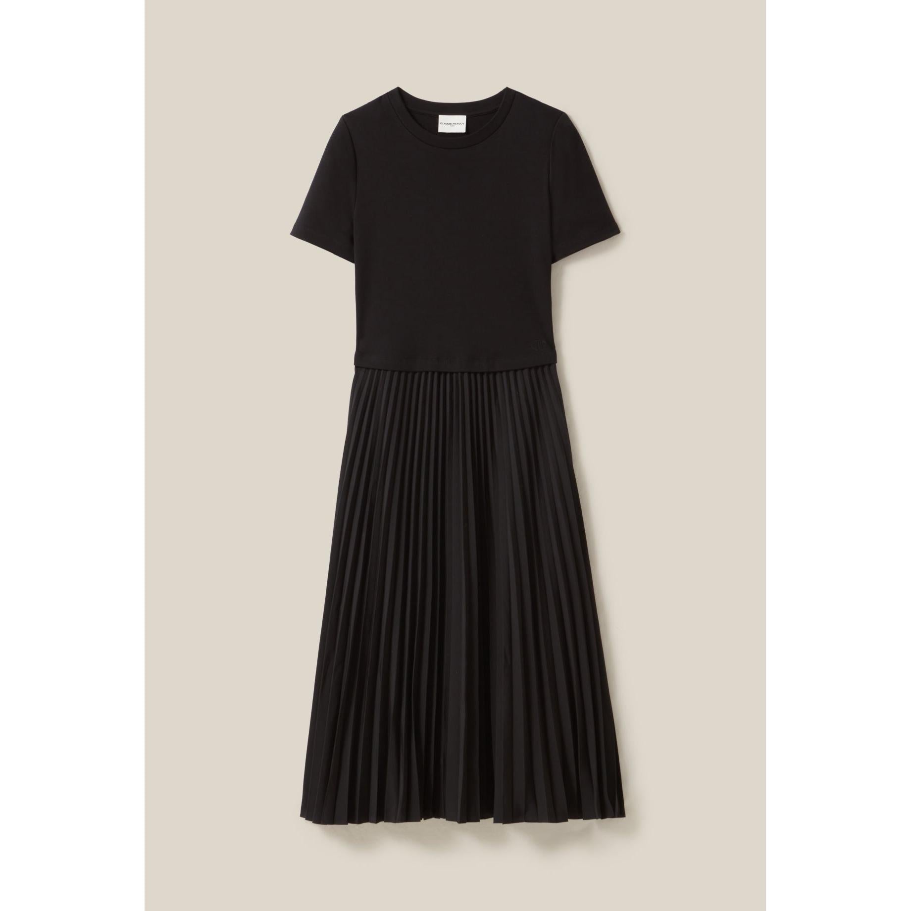 Claudie Pierlot - Robe Twist Bi-Matière