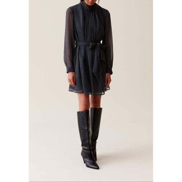 Claudie Pierlot - Robe Fluide Col Lavallière