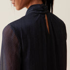 Robe Fluide Col Lavallière
