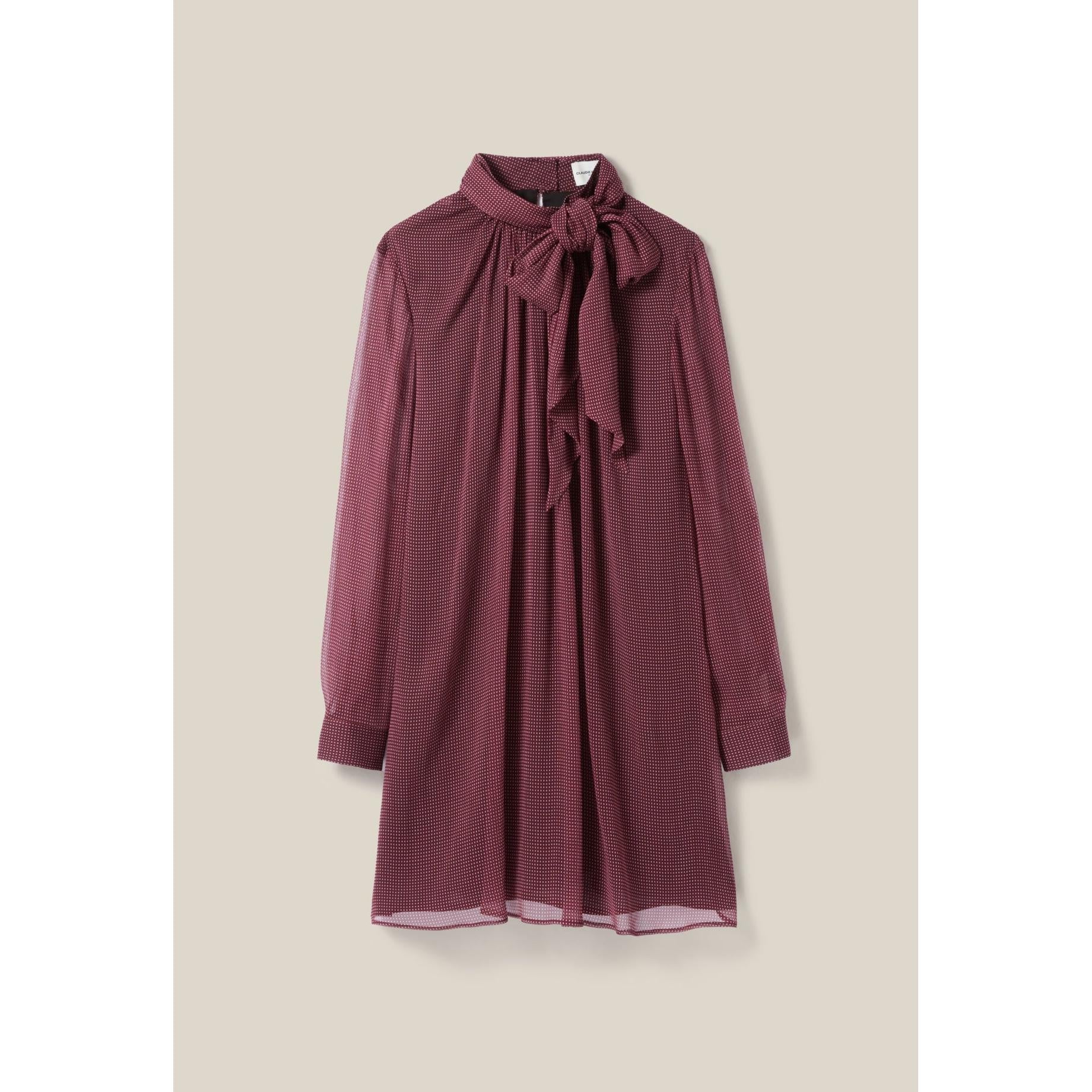 Claudie Pierlot - Robe Fluide Col Lavallière