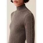 Claudie Pierlot - Robe Maille Col Montant