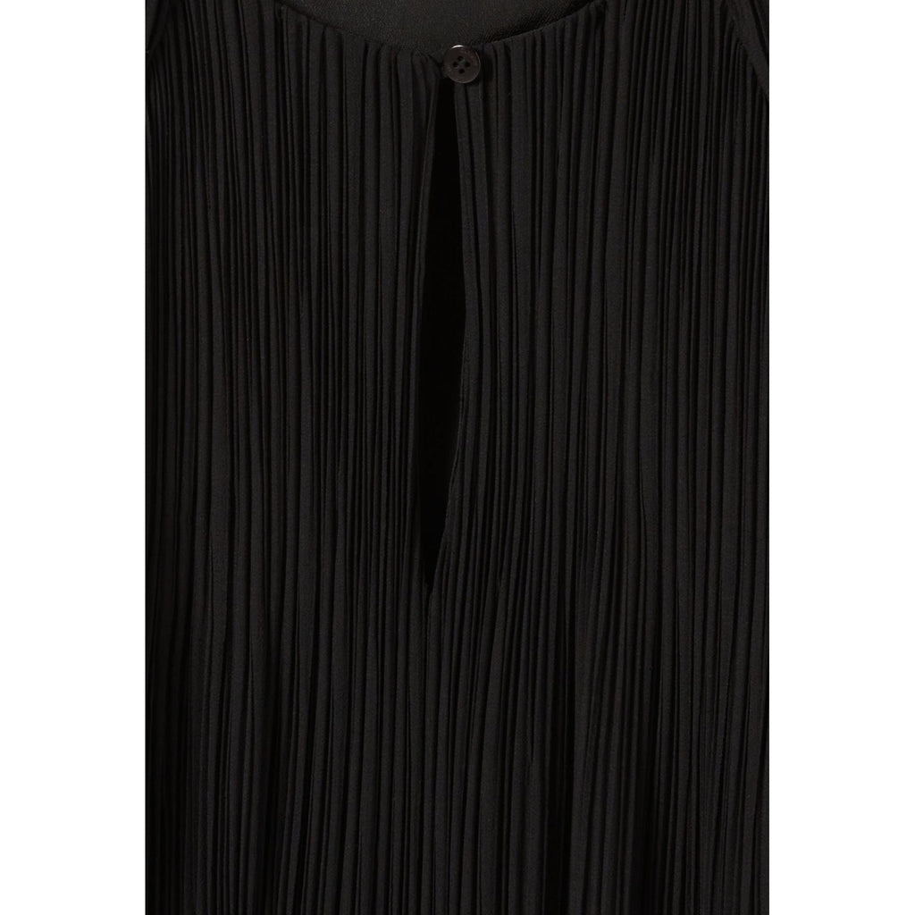 Robe Longue Plissée Transparente