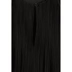 Robe Longue Plissée Transparente