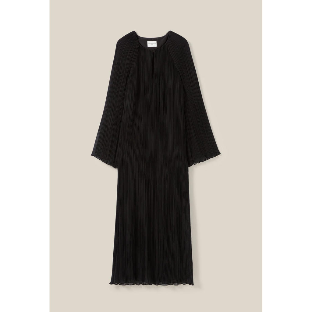 Robe Longue Plissée Transparente