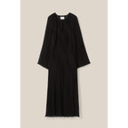 Robe Longue Plissée Transparente