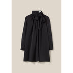 Claudie Pierlot - Fluid Dress Black Pussy Collar