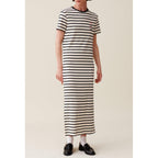 Robe Jean Toto Rayée Midi