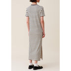 Robe Jean Toto Rayée Midi