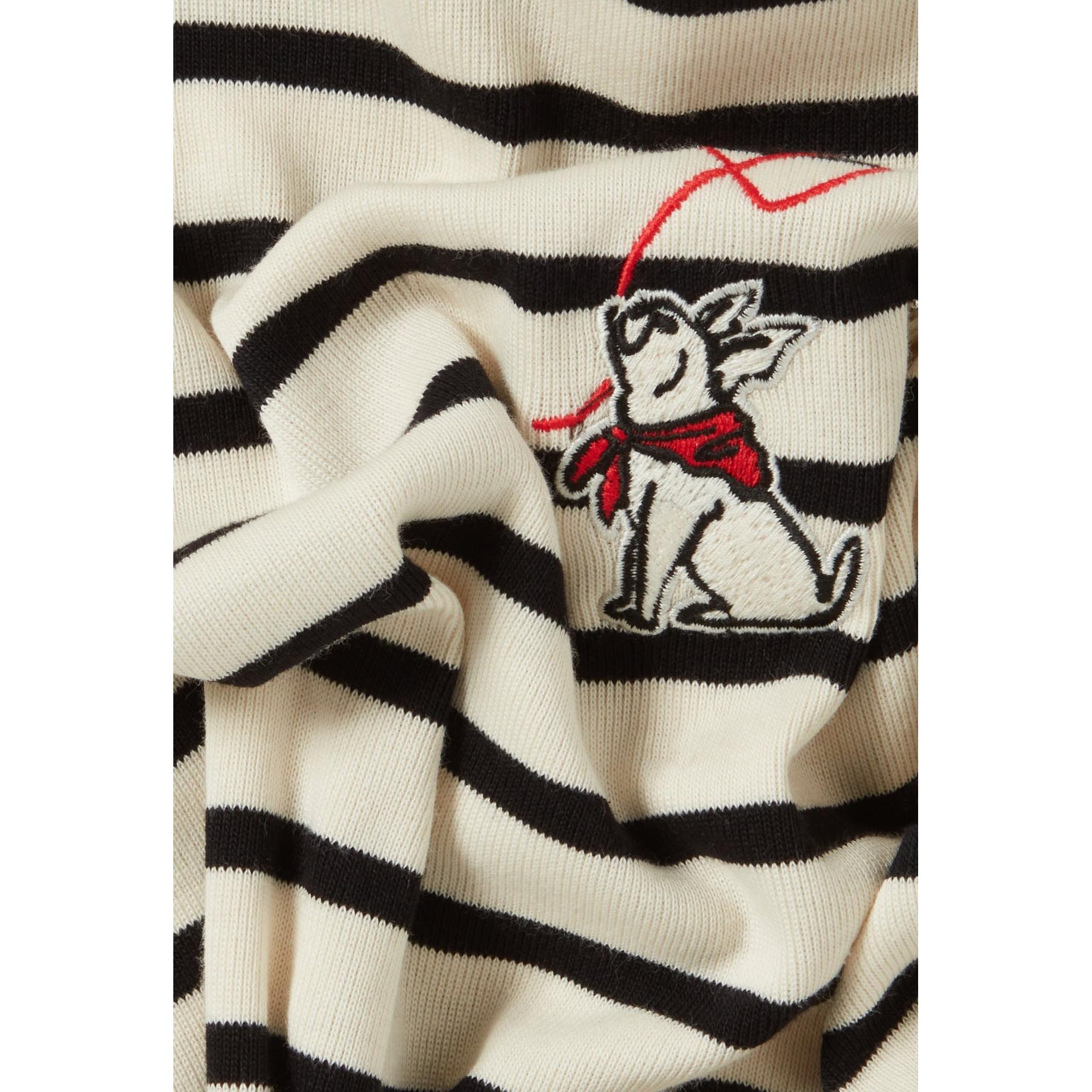Robe Jean Toto Rayée Midi