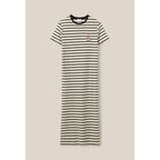Robe Jean Toto Rayée Midi