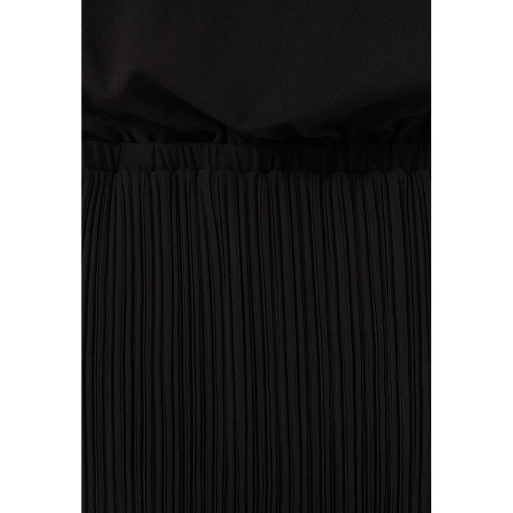 Robe 7/8Ème Col Rond Élastiquée