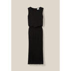 Robe 7/8Ème Col Rond Élastiquée