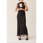 Claudie Pierlot - Robe Longue Transparente À Pois