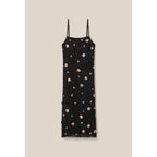 Robe Longue Fluide Sequins Brodés