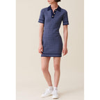 Robe Courte Monogramme Marine