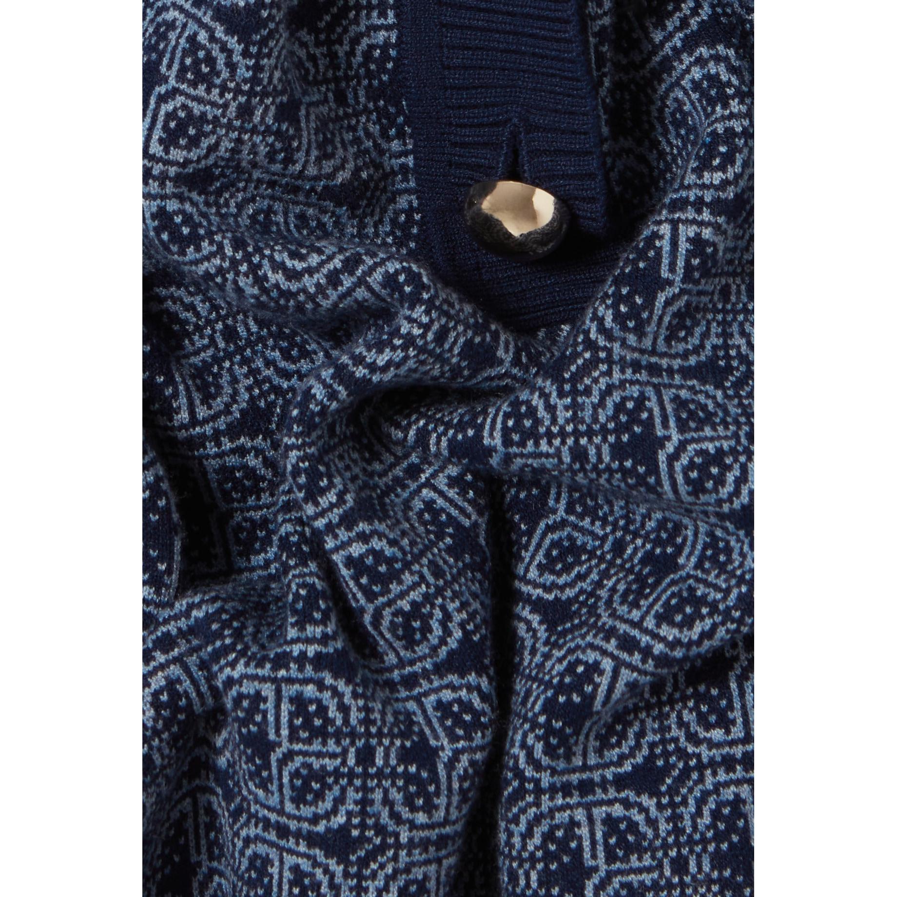 Robe Courte Monogramme Marine