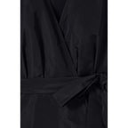 Robe Courte Manches Ballons Noire