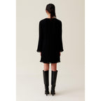 Claudie Pierlot - Robe Courte Plissée Manches Longues