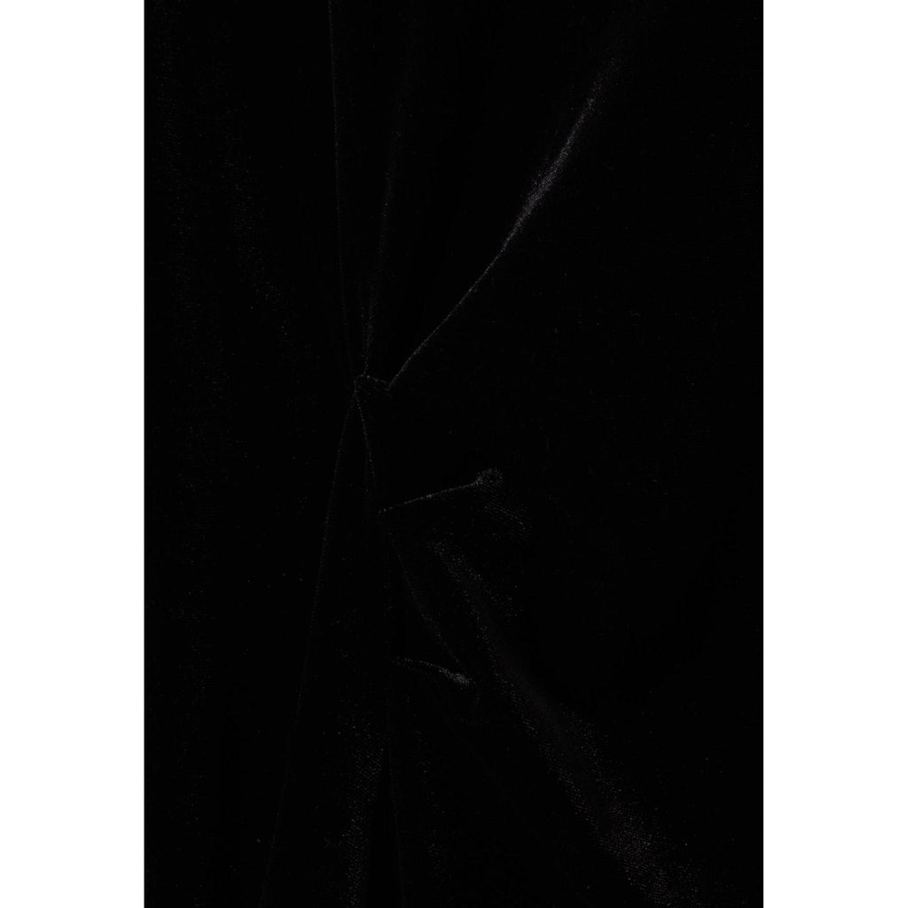 Robe Longue Cintrée Velours Noir