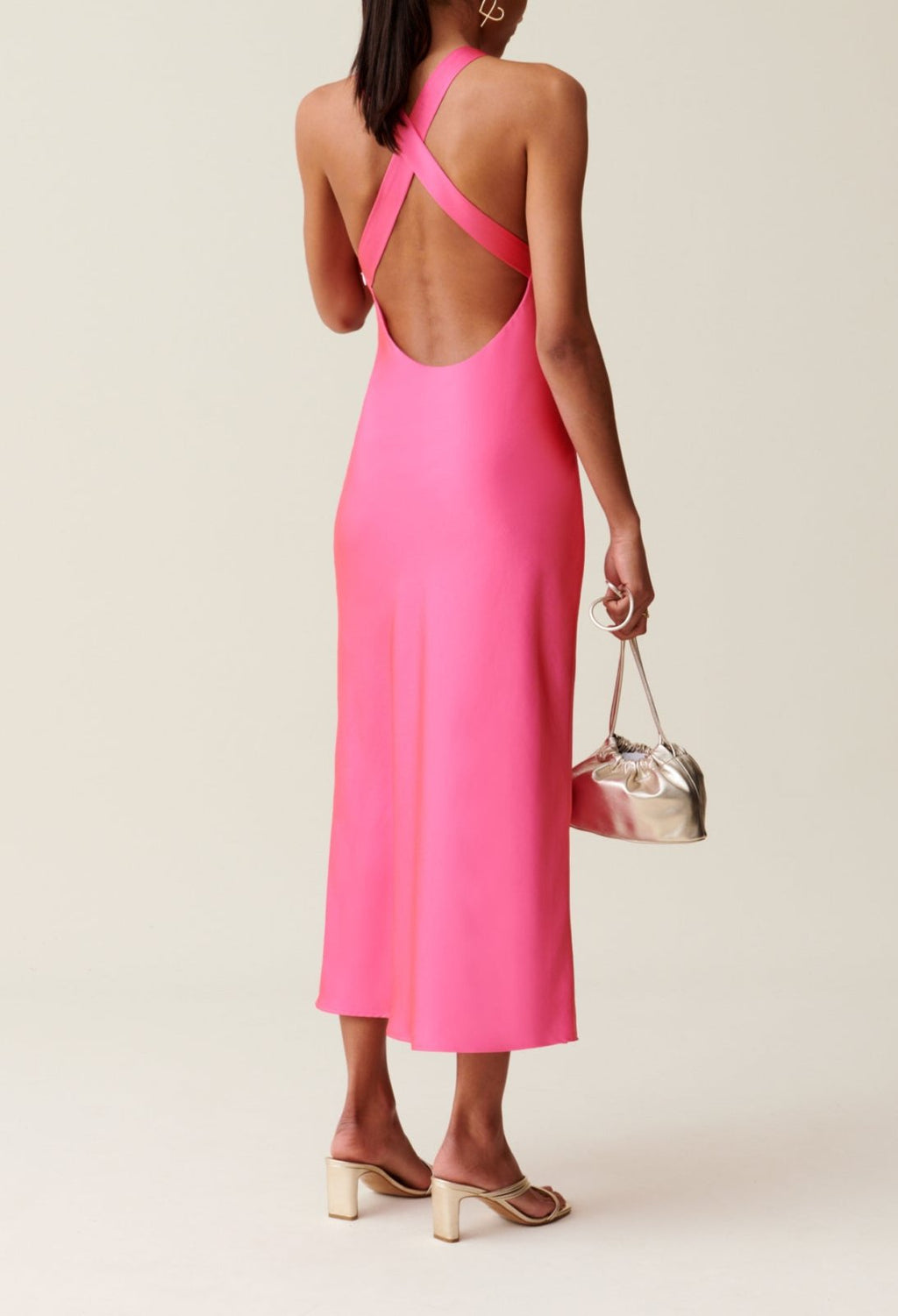Claudie Pierlot - Vestido C&T - Rency Bis - Bubble Gum