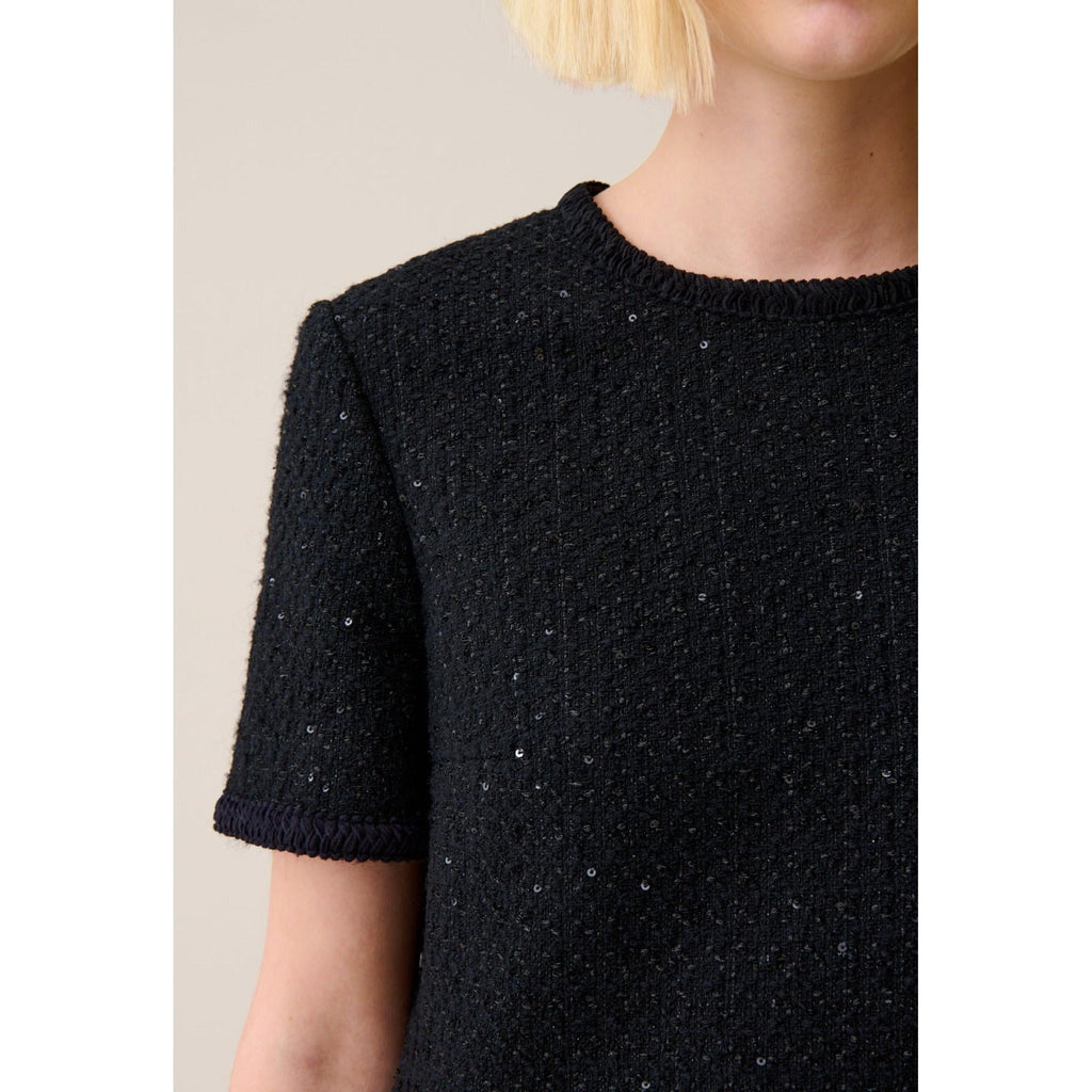Claudie Pierlot - Short Black Tweed Dress