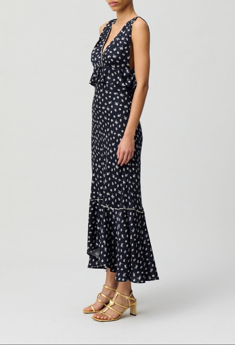 Vestido Rusminpetitesfleurs Estampado Oscuro