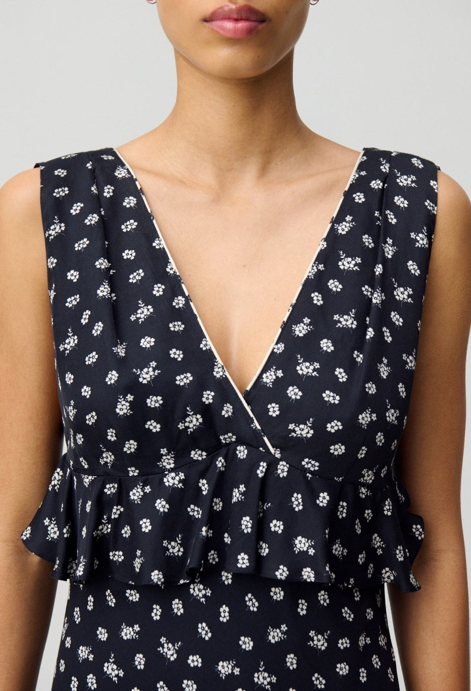 Vestido Rusminpetitesfleurs Estampado Oscuro
