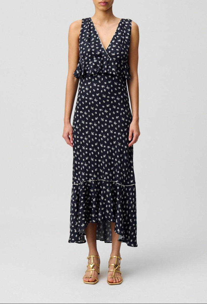 Vestido Rusminpetitesfleurs Estampado Oscuro