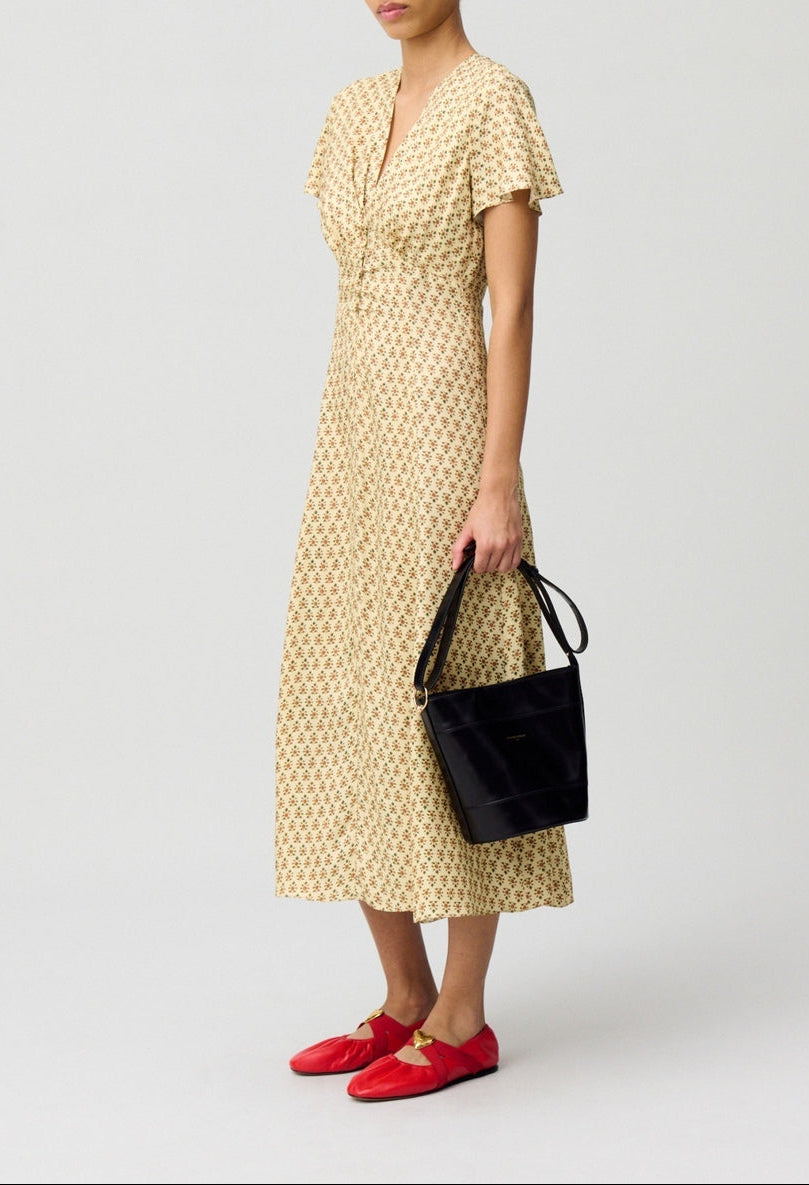 Robe Ristesouleiado Print Clair